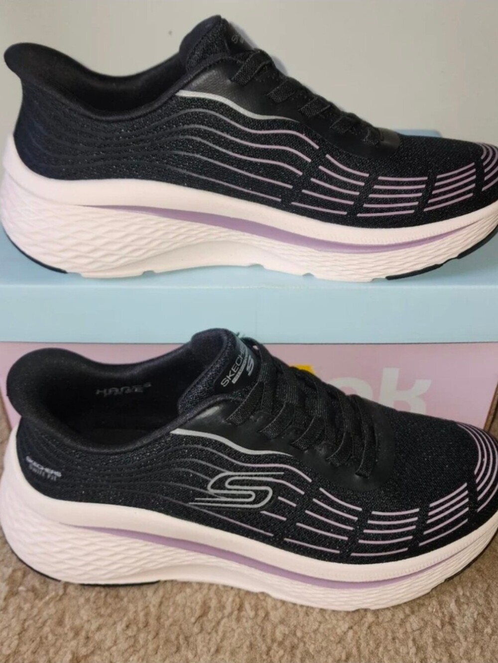 Womens Skechers Slip Ins Swift Fit Athetic Shoes Premium Cushion Sneaker 8